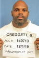 Inmate Benny L Creggett