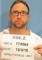 Inmate Zachary D Cox