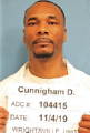 Inmate Dellemond Cunningham