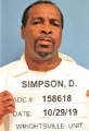 Inmate Darrel W Simpson
