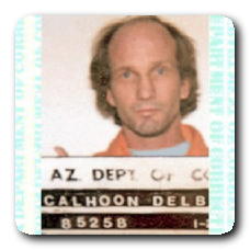 Inmate DELBERT CALHOON