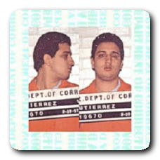 Inmate VINCENT GUTIERREZ