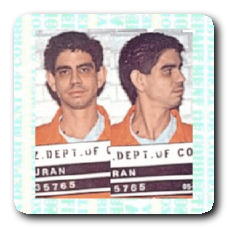 Inmate JEFFREY DURAN