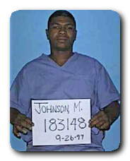Inmate MICHAEL JOHNSON