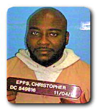 Inmate CHRISTOPHER M EPPS