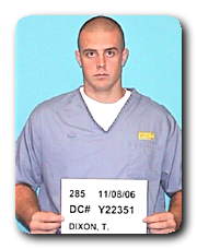 Inmate TONY M DIXON